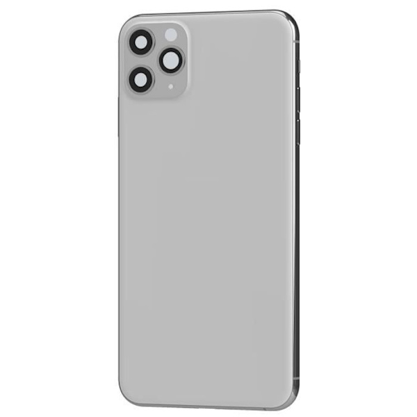 iPhone 11 Pro chassi - AVIZAR - Silver - Lätt reparation - Material av hög kvalitet Grå