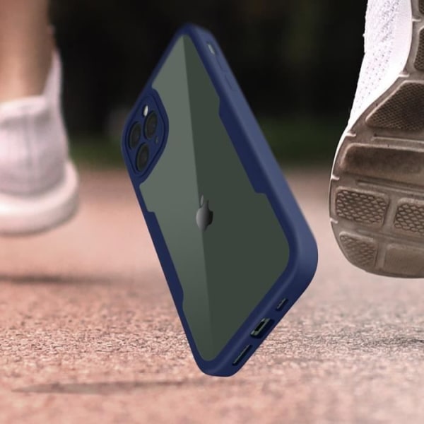 Coque iPhone 11 Pro - Apple - Stødabsorberende - Plexiglas - Polymer - Mørkeblå Midnattsblå