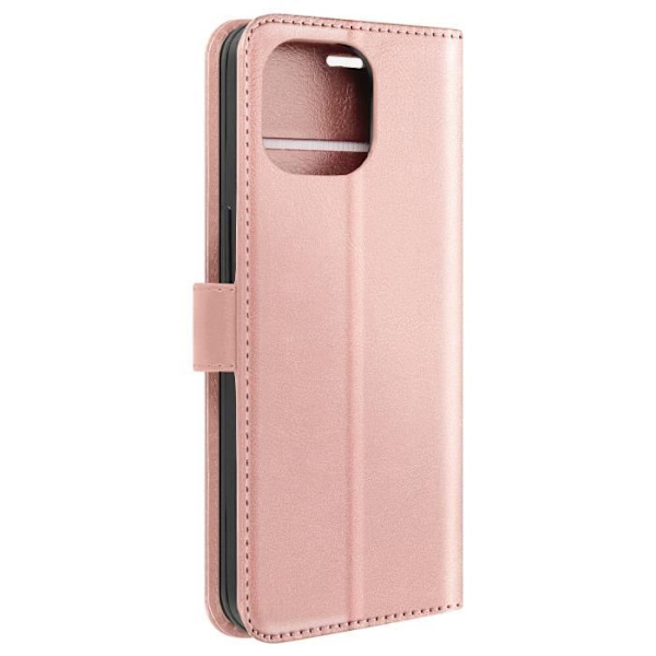 Etui til iPhone 15 Pungholder Funktion med håndledsrem Mayaxess Pink Champagne