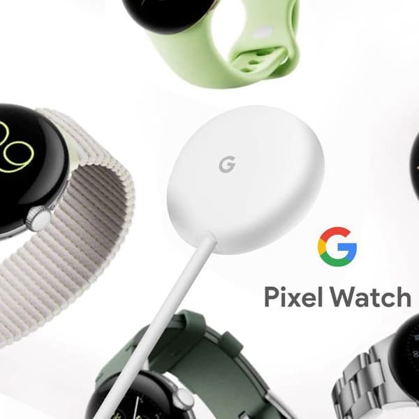 Original USB-C magnetisk kabel til Google Pixel Watch Gen 1 Hvid 1m