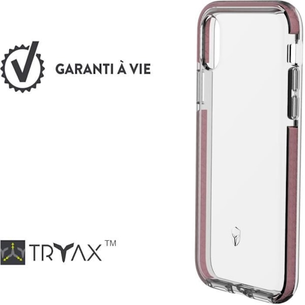 Beskyttelsescover - Force Case Life - iPhone X/XS - Rosa - Stødmodstand - Livstidsgaranti Lyserød