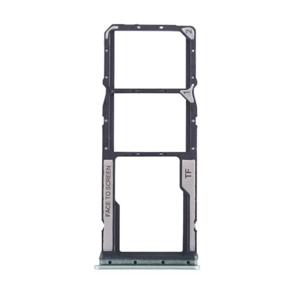 SIM-kortbakke til Xiaomi Poco C65 - AVIZAR - Dual Nano SIM og micro-SD - Grøn Grön