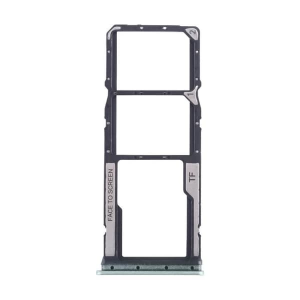 SIM-kortti lokero - Xiaomi Poco C65 - Kaksois Nano SIM - Micro-SD - Vihreä Grön