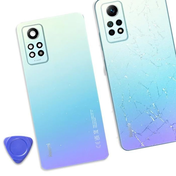 Batterilock - XIAOMI - Redmi Note 12 Pro 4G - Blå - Original Service Pack Blå