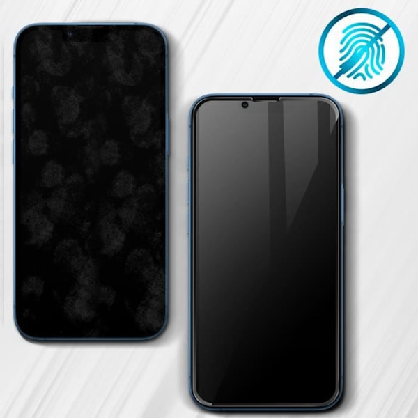 Härdat glas - AVIZAR - iPhone 13 Mini - Hårdhet 9H - Ultra-tunn - Stötbeständig Svart vit
