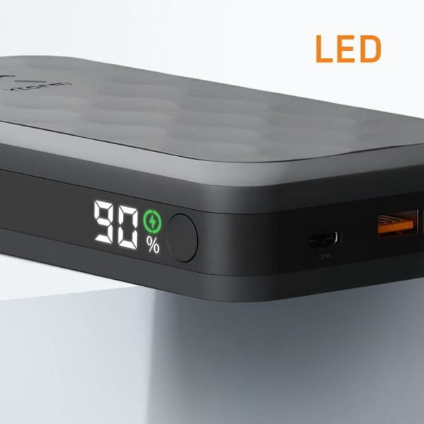 Ulkoakku 45000mAh 67W 2x USB-C + USB-C LED-näyttö Kompakti Xtorm Musta Svart