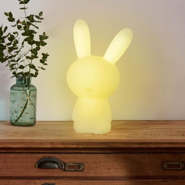 Langaton Bluetooth-kaiutin 15W monivärinen LED 8h akunkesto Bigben Neon Rabbit