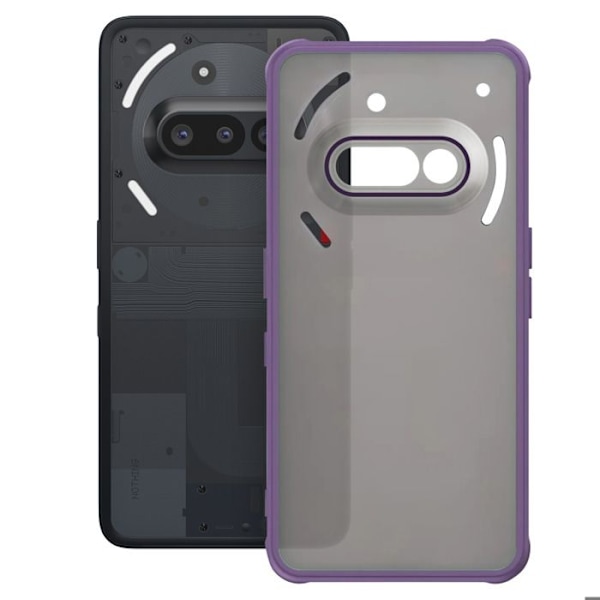 Vahvistettu Iskusuojakuori Nothing Phone 3a Violette Kulmilla Lila