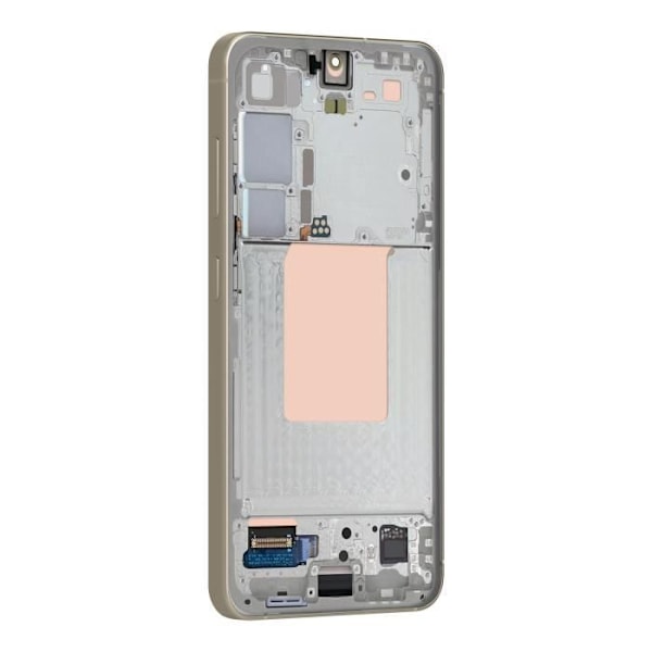 Skærm til Samsung Galaxy S24 LCD + Berøringsglas + Original Samsung Beige Ramme Beige