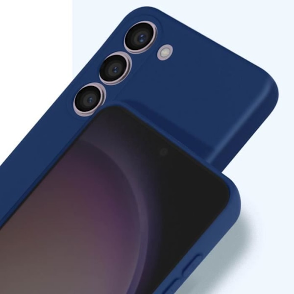 Fodral till Samsung Galaxy S23 - ROAR - Färgglad Jelly - Anti-Fingerprint Matt Finish - Blå Blå
