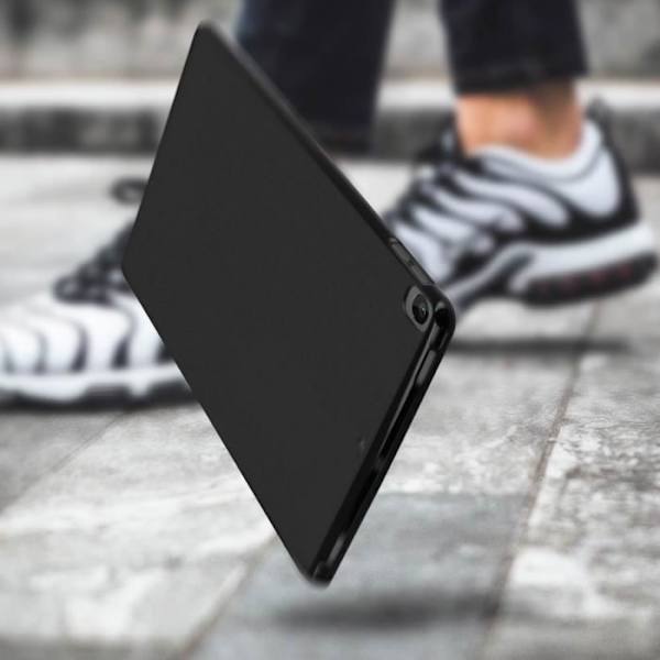 Coque iPad 2019 10.2 - ADVARSEL - Silikone Gel Fleksibel - Ultra Tynd - Modstandsdygtig - Sort Svart