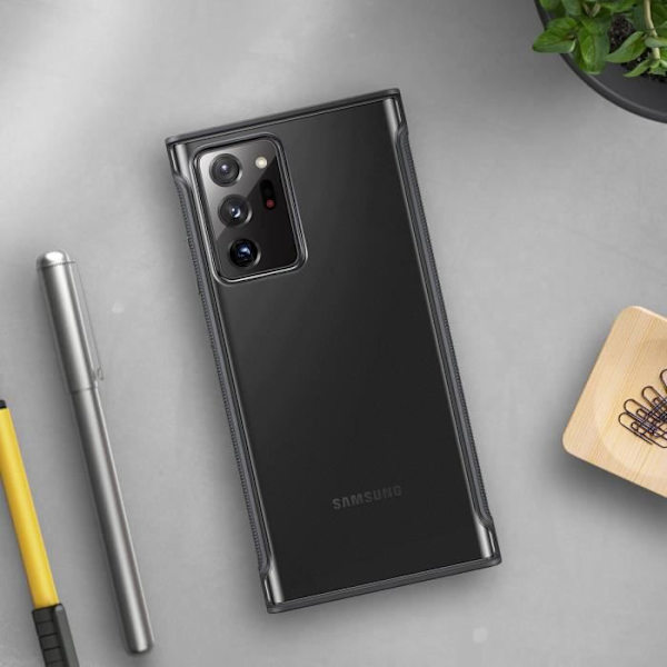 Fodral - Samsung - Galaxy Note 20 Ultra - Förstärkt - Halkfri - Qi-kompatibel Svart