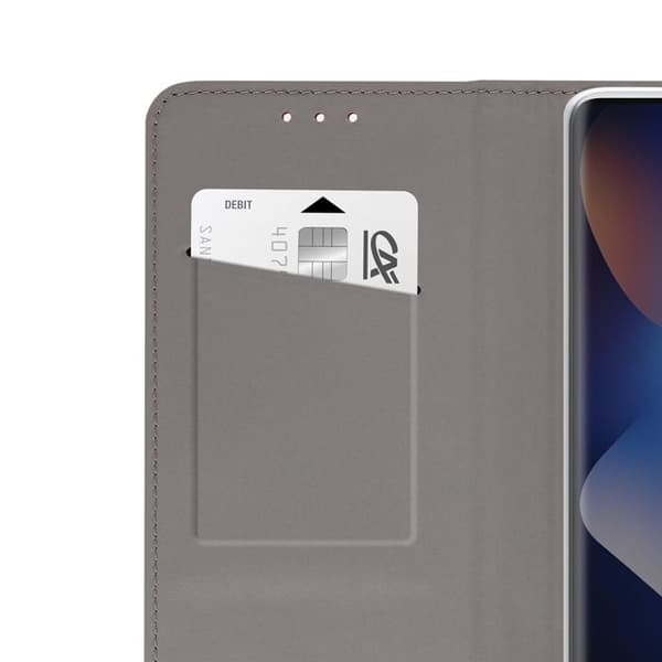 Redmi Note 15 5G Raidoitettu Kotelo Korttipidikkeellä ja Tuki Musta Svart