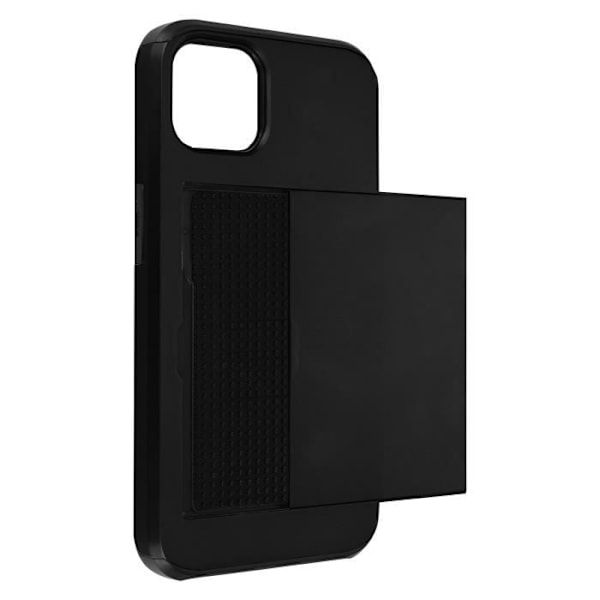 iPhone 13 fodral - AVIZAR - Defender Svart - Skjutkortsförvaring - Stötsäker Svart