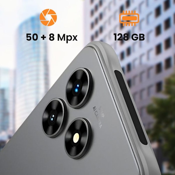 Vandtæt Elegant IP69 6000mAh Blade Va 5G Hammer Sort Mobiltelefon