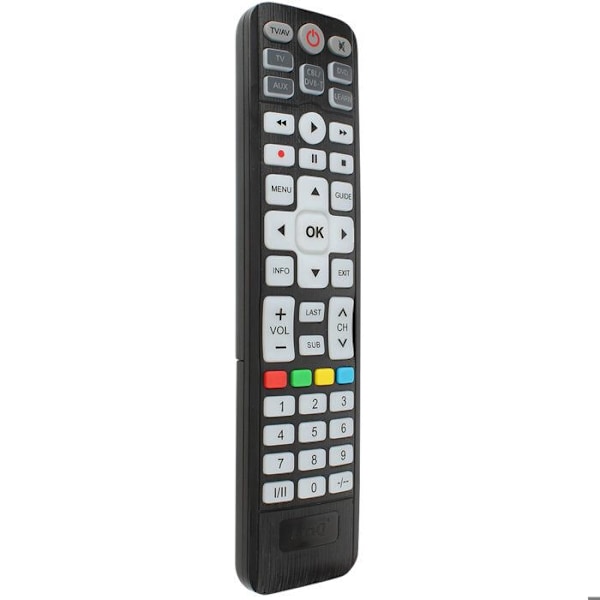 Ersättnings fjärrkontroll för satellit-TV / DVD-spelare - Svart