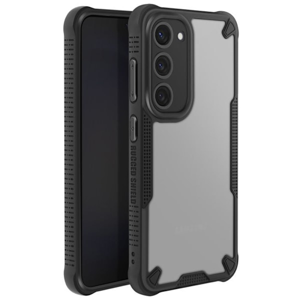 Coque Antichoc til Samsung Galaxy S23 Mat Bagside Antispor Sorte Svart