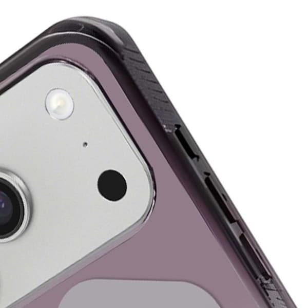 Coque Magsafe - UAG - iPhone 17 Pro Max - Stötsäker - Transparent lila gradient - Mjuk Svart