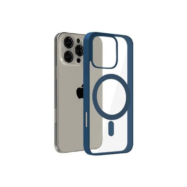 Skyddsskal - ZANAÉ - iPhone 16 Pro - Marin - Kompatibel med MagSafe - Elegant Marin
