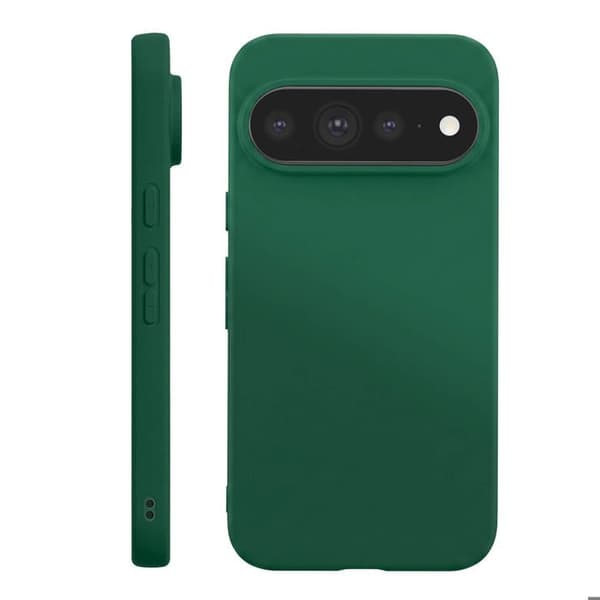 Silicone Cover til Pixel 11, Stødabsorberende, Olieforsinket, Mørkegrøn Grön