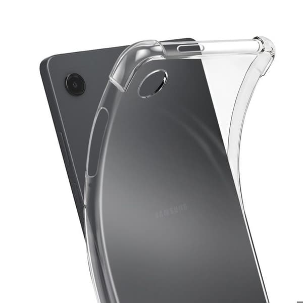Cover til Galaxy Tab A9 / Tab A11 Flexair Collection med Forstærkede Hjørner Tech Protect Transparent Vit