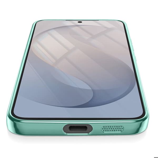 MagSafe-skal för Samsung Galaxy S26 FE med grön chockresistent kromram Grön