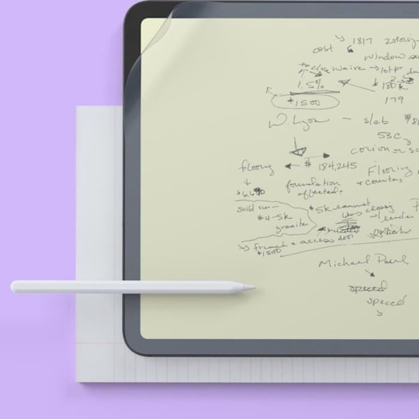Näytönsuojus - Paperlike - iPad Pro 11 - Paperimainen pinta - Naarmunkestävä - Sekakäyttö