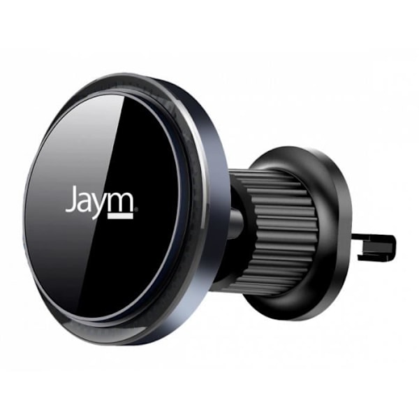 Magnettiset Auto Tuki - JAYM - Magsafe 15W - Induktiolataus - USB-C Kaapeli - Musta Svart