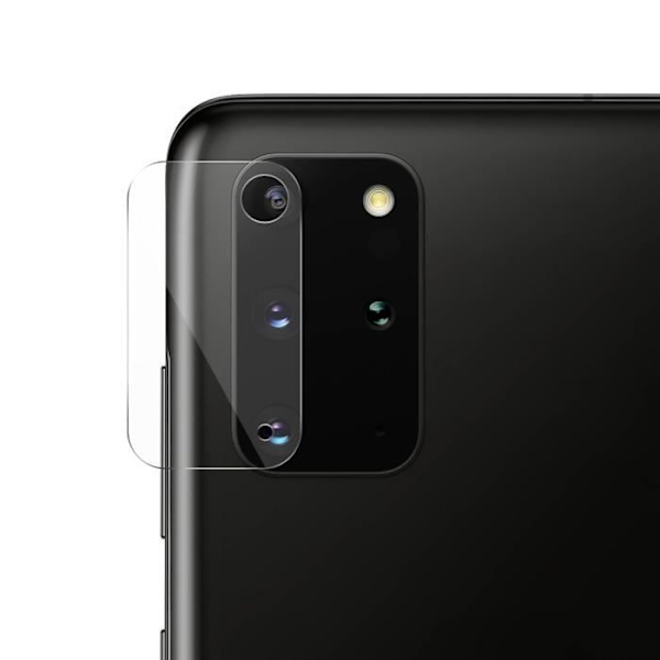 Kameraskydd - AVIZAR - Samsung Galaxy S20 Plus - Härdat glas - Anti-fingeravtryck - Reptålig Klar vit