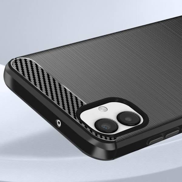 Cover til Samsung Galaxy A05 Flexible Carbon Effect Classic Carb Black Svart