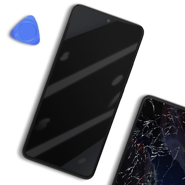 Skärm för Xiaomi Poco F5 Pro 5G LCD + Touch Glass + Xiaomi svart chassi Svart