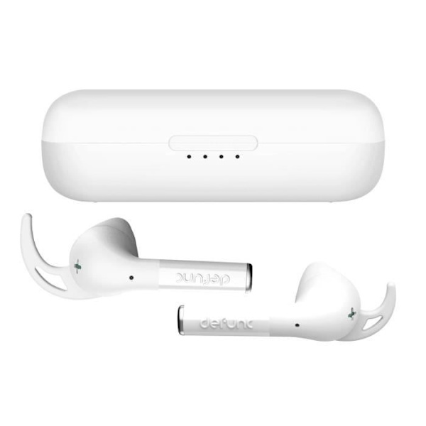 Sporthörlurar - DEFUNC - True Sport - IPX5 - 30h batteritid - Bluetooth 5.2 Vit