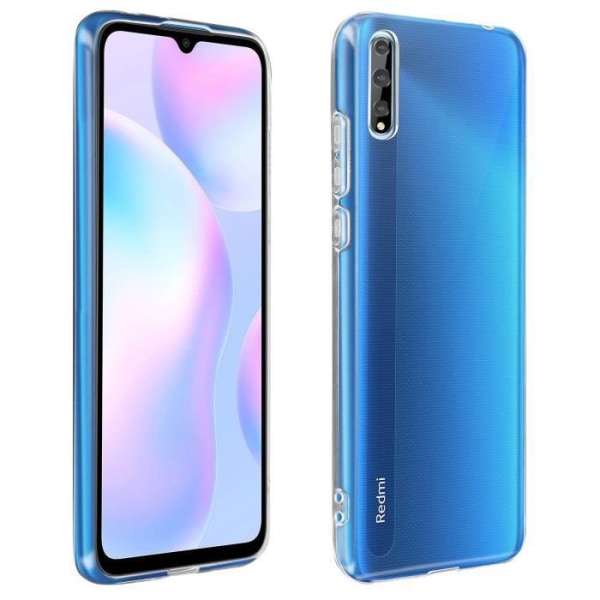 Xiaomi Redmi 9A Case silikonigeeli joustava, erittäin ohut ja kevyt läpinäkyvä valkoinen