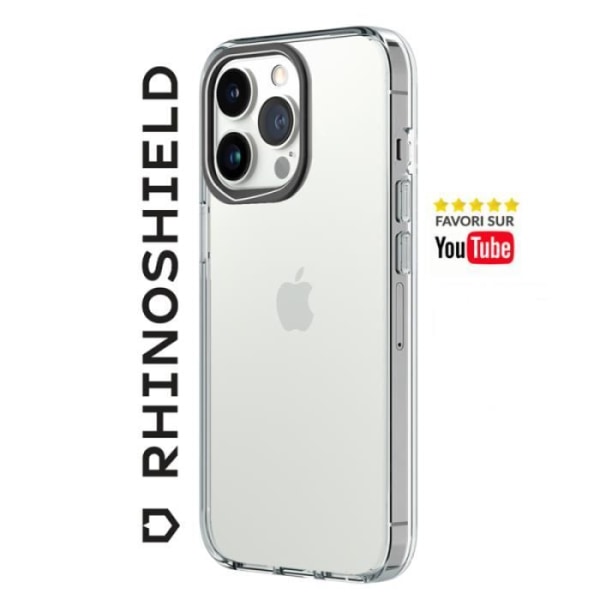 TYDLIGT TRANSPARENT VÄSKA FÖR APPLE IPHONE 15 PRO MAX - RHINOSHIELD