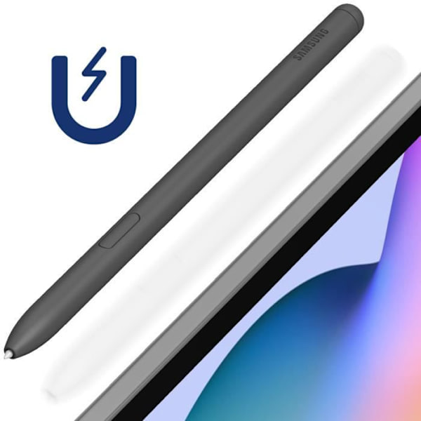S Pen Samsung S6 Lite High Precision ja Fluid Stylus Alkuperäinen Samsung Tummanharmaa Grå