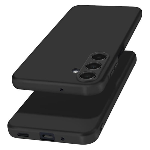 Coque til Samsung Galaxy A16 Semi-rigid Soft-touch Anti-fingeraftryk Sort Svart