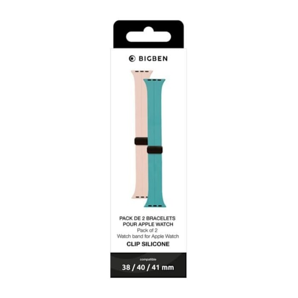 Silikonearmbånd - Apple Watch - Pakke med 2 - Vandtætte - Behagelige - Unisex