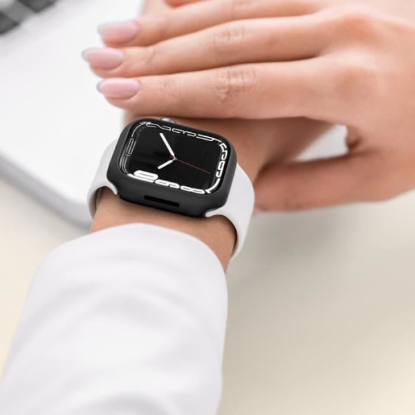 AVIZAR Stötsäkert fodral för Apple Watch Series 8/7 45 mm Svart - Skydd mot stötar