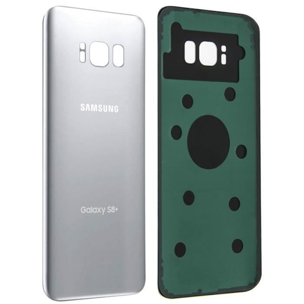 Battericover - Samsung - Galaxy S8 Plus - Bagpanel - Sølv - 20 g silvergrå