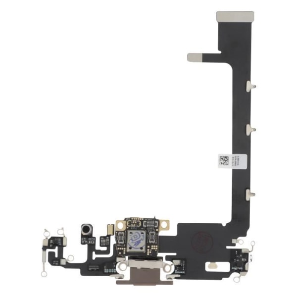 Opladningsstik - AVIZAR - iPhone 11 Pro Max - Lightning Port - Integreret mikrofon - Guld Gul