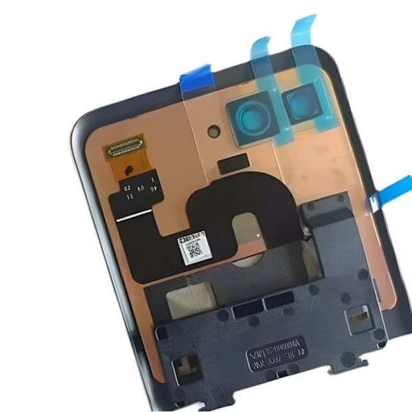 Extern Skärm - MOTOROLA - Razr 40 Ultra - LCD - Pekskärm - Enkel Installation Svart