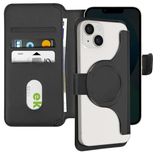 Universal MagSafe Wallet Case Størrelse L Magnetisk lukning 4smarts Sort