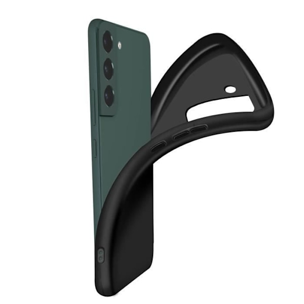 AVIZAR suojakotelo Samsung Galaxy S22 Plus -puhelimelle - kestävä, joustava, sormenjälkiä estävä - musta Svart