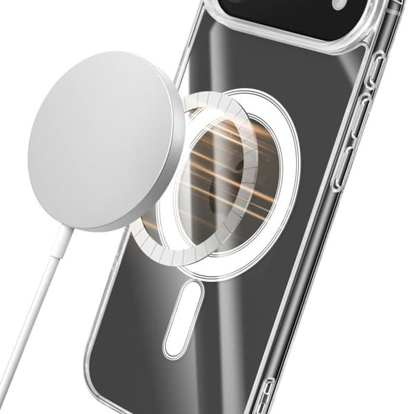 Coque Magsafe - TACTICAL - iPhone Air - Transparent - Optimal beskyttelse - Hurtig montering Vit