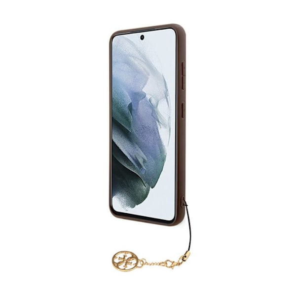 Puhelimen kuori - Guess - 4G Charms - Kokoelma - Ruskea - Samsung Galaxy A35 5G - Jäykkä