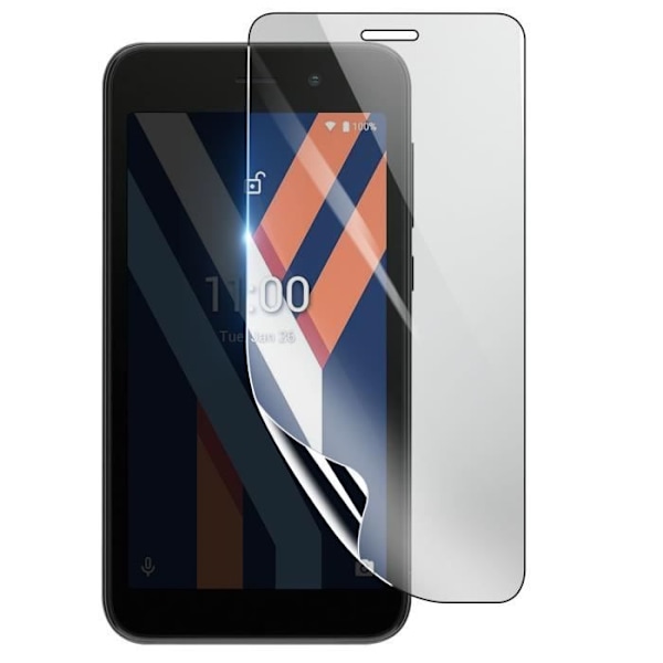 Skyddsfilm - 3MK - Wiko Y52 - Stötsäker hydrogel - Reptålig - Transparent Transparent