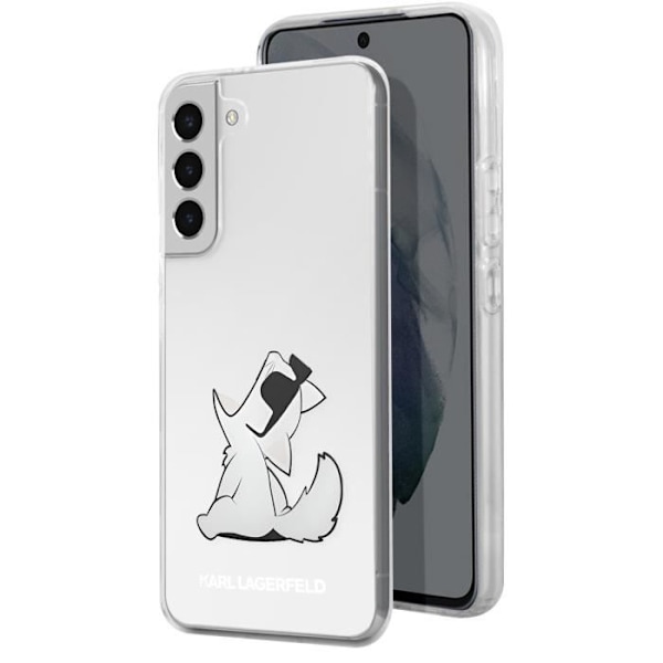 Etui til Samsung Galaxy S22 Plus Forhøjede kanter Karl Lagerfeld Transparent Transparent