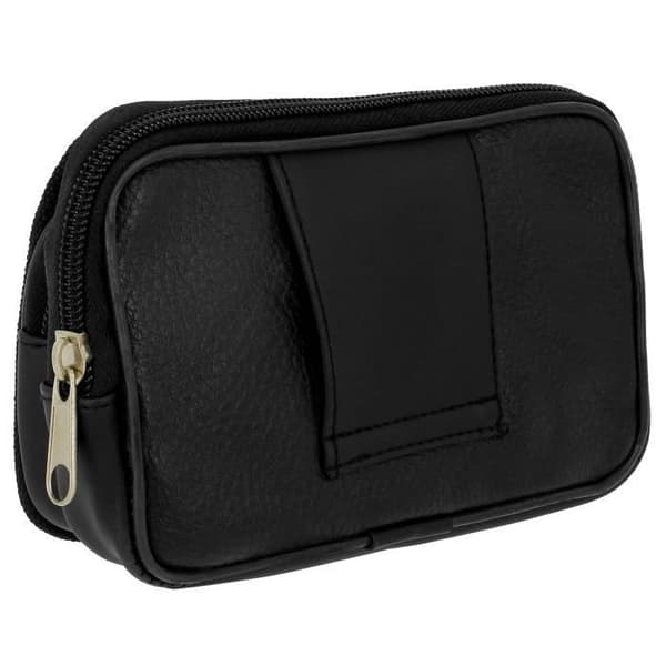 Multirumæne-etui - Sort - Lynlås - Semi-stift - Til voksne - Unisex Svart