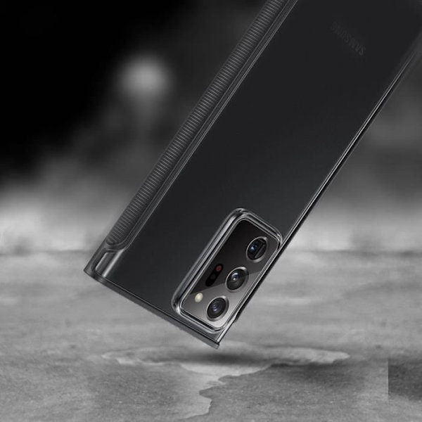 Kuori - Samsung - Galaxy Note 20 Ultra - Vahvistettu - Liukastumaton - Qi-yhteensopiva Svart