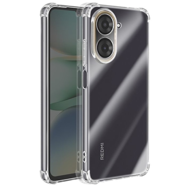 Skyddande skal för Xiaomi Redmi A5 Stötabsorberande Förstärkta Hörn Transparent Vit